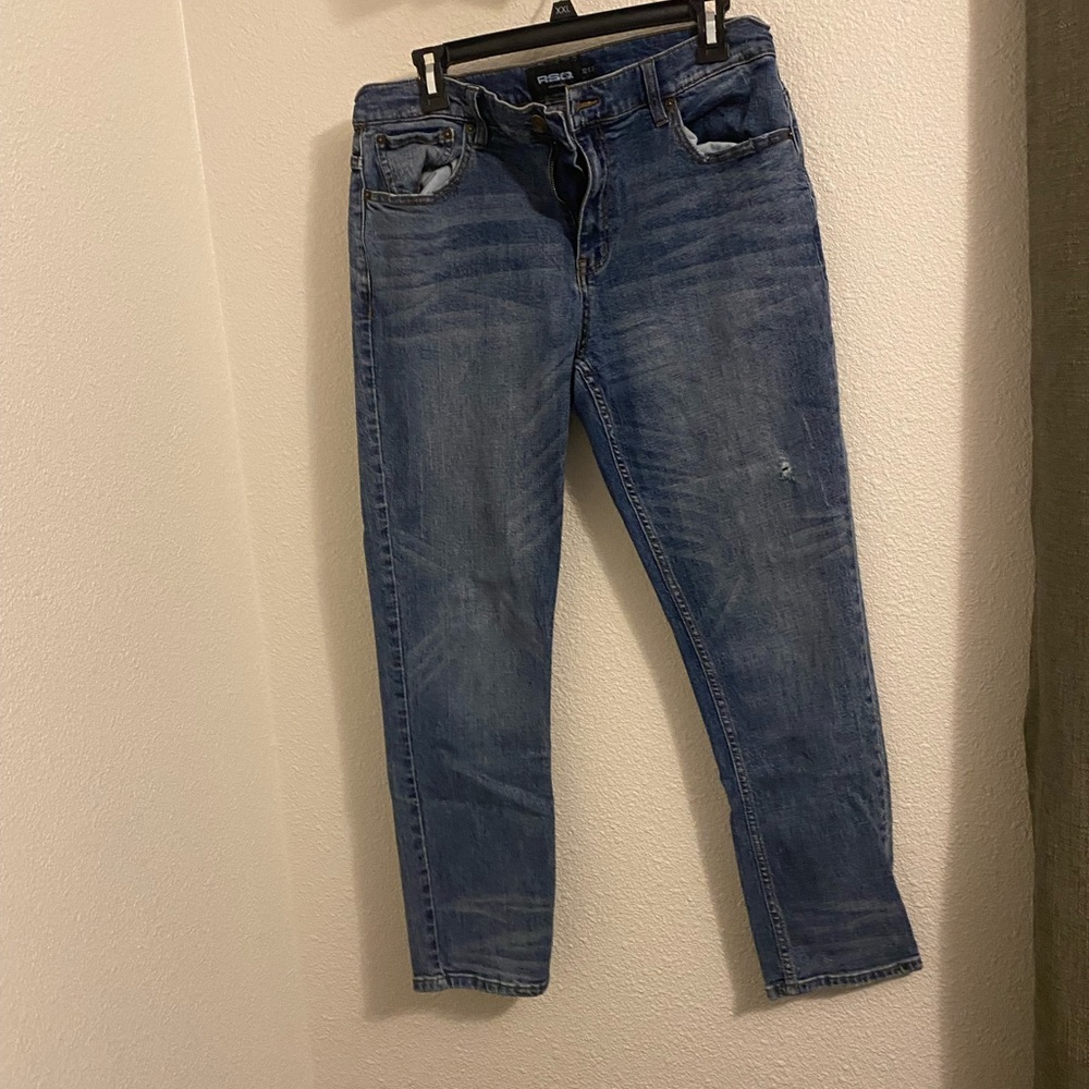 Mens Distressed RSQ Jeans